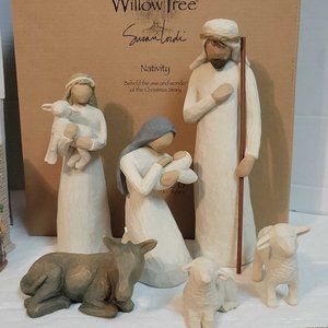 WILLOW TREE 6 Piece Nativity Set with box